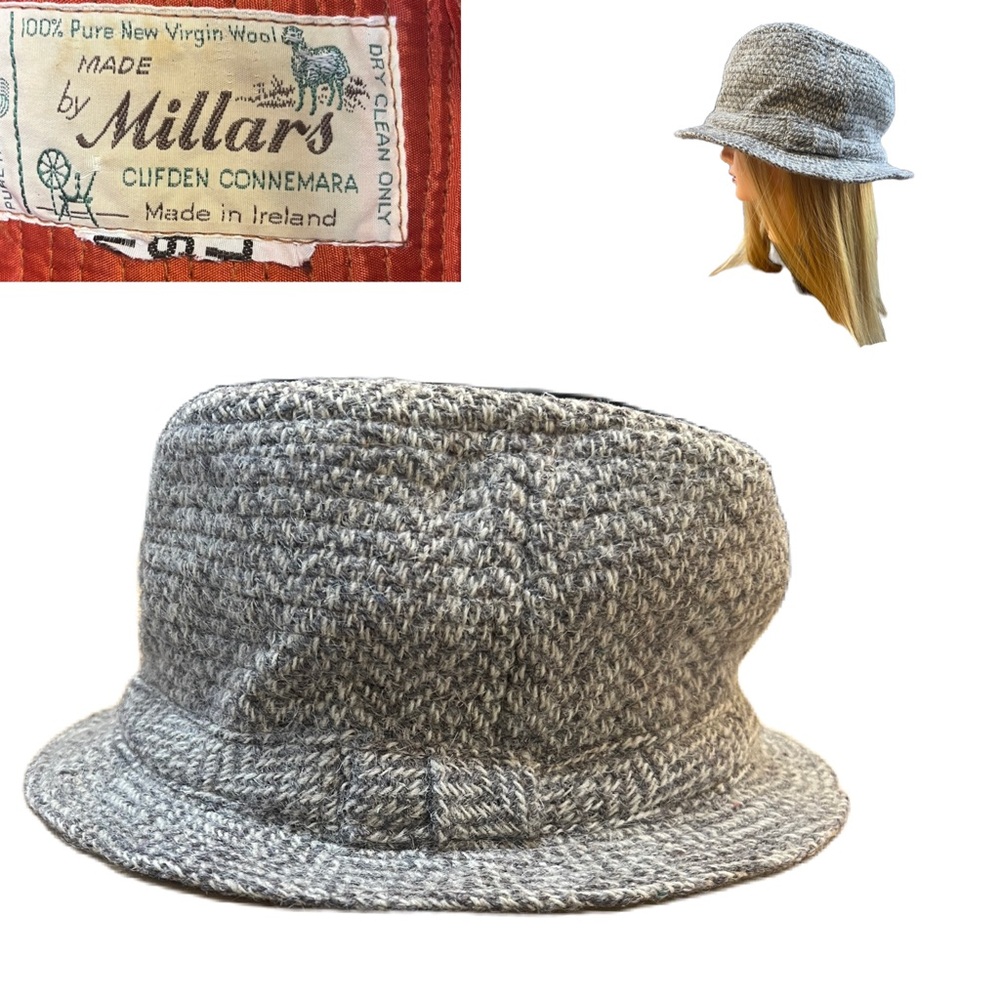 🇮🇪Millar's Clifden Connemara Irish tweed wool hat. Made in Ireland 🇮🇪